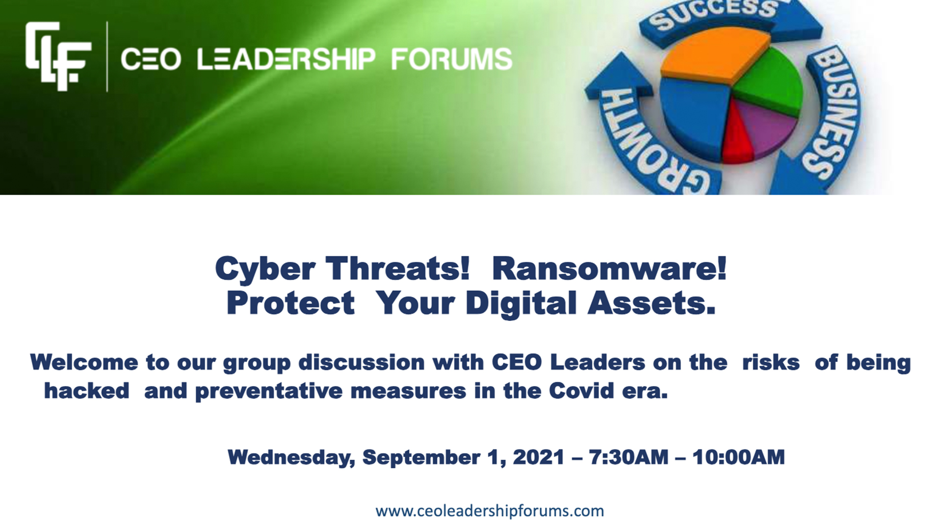 Strategies to handle cyberthreat issues webinar poster image