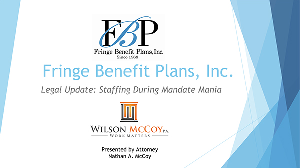 Legal Update Staffing During Mandate PPT thumbnail